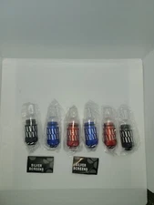 6 Sneak a Toke Metal Bullet Smoking Pipes Tobacco One Hitter Pipe. W/ SCREENS