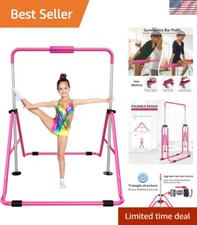 Children's Gymnastics Bar with Padding - Foldable  Space-Saving Training Tool