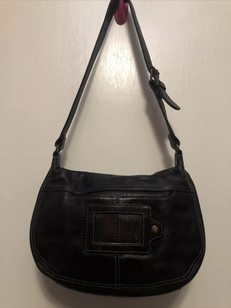 Fossil black leather tote - clothing & accessories - by owner - apparel  sale - craigslist