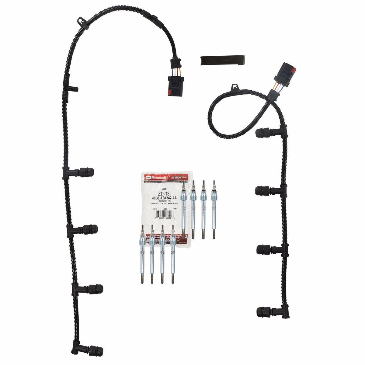 Glow Plug Harness Motorcraft ZD-13 Glow Plug + Tool For 04.5-10 - Foto 9