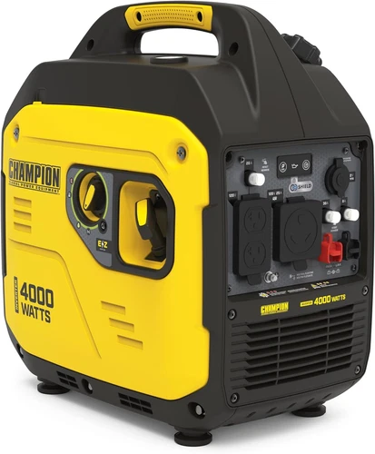 Champion 4,000-W Super Quiet Portable RV Ready Gas Inverter Generator, CO Sensor