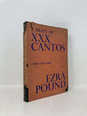 A Draft of XXX Cantos by Ezra Pound First 1st Edition VG HC 1933