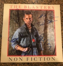 * THE BLASTERS * signed autographed album * NON-FICTION * FULL BAND * PROOF * 7