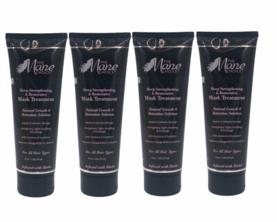 4 Pack The Mane Choice Hair Mask Treatment 8 oz RepairGreen Tea Carrot Biotin