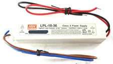 MEAN WELL LPL-18-36 36V 0.5A Single Output Power Supply LED DRIVER