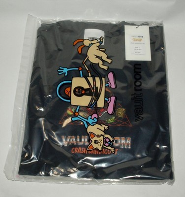Crash Bandicoot L Size Tee Black Vaultroom T-Shirt | eBay