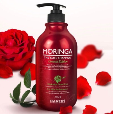 BARON Moringa The Rose Hair Treatment 16.9OZ Nutrition Moisturizer K-Beauty