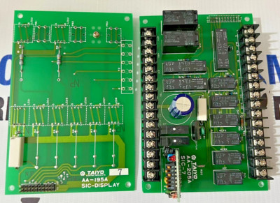 TAIYO AA-198C SIC-41 WITH AA-195A SIC-DISPLAY PCB AA198CSIC41 AA195ASIC NEW