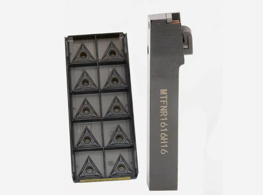 MTFNR1616H16 16mm CNC Turning Tool Holder +10Pcs TNMG160404-PM Turning Inserts
