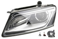 Faro Adatto Per Audi Q5 8R 06/12- Xenon D3S Sinistro + Fendinebbia + Lampadina