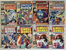 Ghost Rider Marvel Comics Group #15, 17, 18, 20, 24, 25, 27, 27 Bronze Age Lot-8
