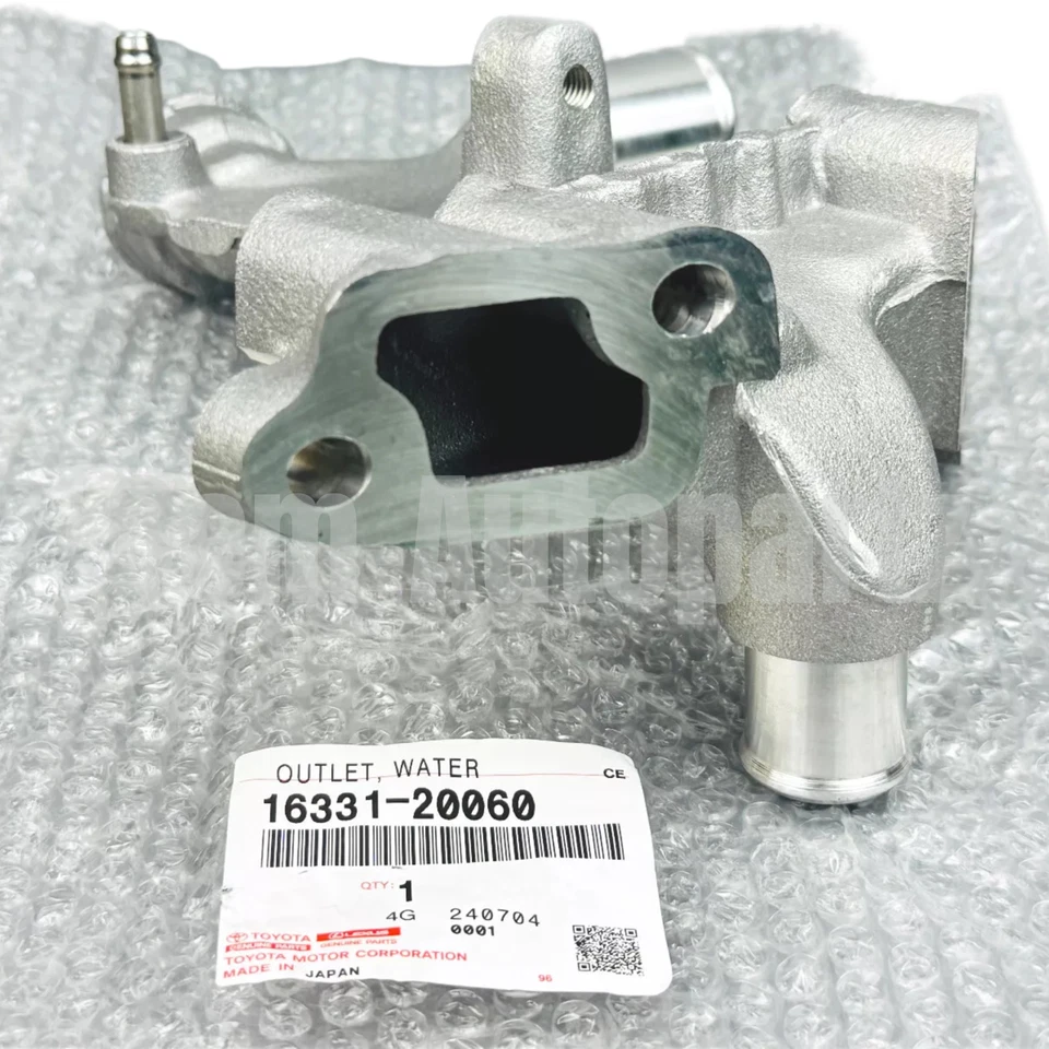 1633120060 Toyota genuino Lexus ES300 ES330 Camry Solara MCV30 toma de agua OEM Foto 3 de 4