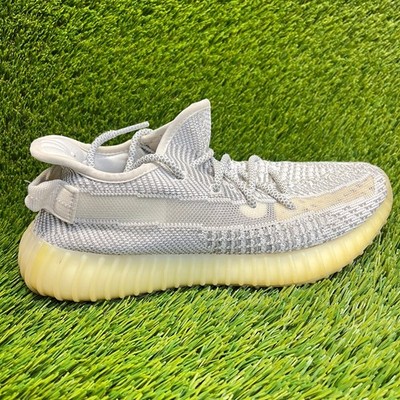 Adidas Yeezy Boost 350 V2 Mens Size 7 Gray White Athletic Running Shoes Sneakers