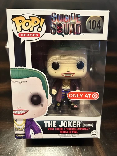 Funko POP! Suicide Squad THE JOKER Boxer 104 - Target Exclusive Vinyl Figure