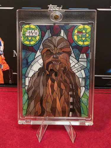 Chewbacca #CIV-8 Star Wars 2025 Topps Smugglers Outpost Civilized Age Art card