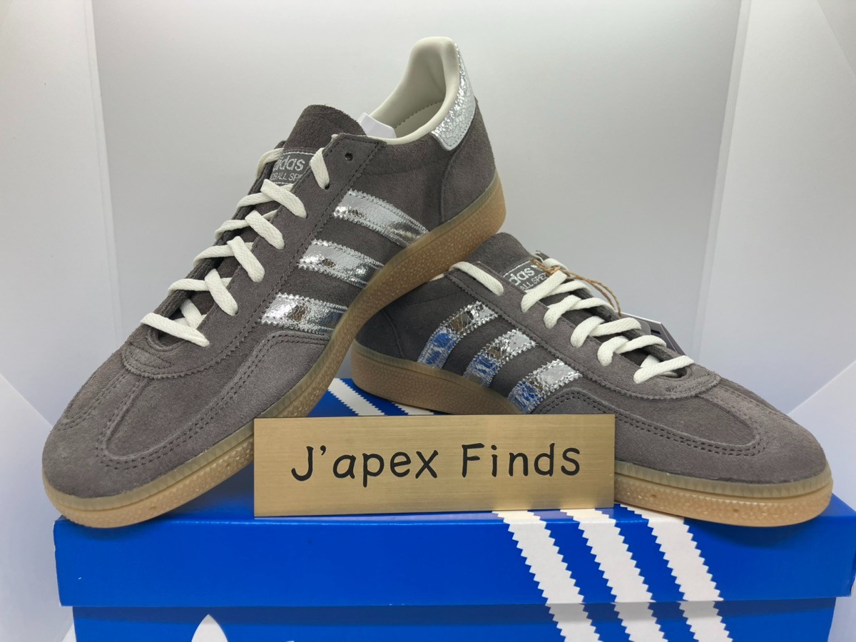 adidas Handball Spezial HQ0268 Charcoal Silver Metallic Gum Men's