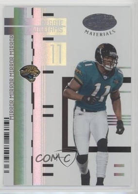 2005 Leaf Certified Materials Mirror White 108/150 Reggie Williams #58 1u6