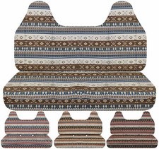 Truck Pickup Seat Covers Aztec Boho Fits1984-88toyota Pickup Bench W Molded Hr