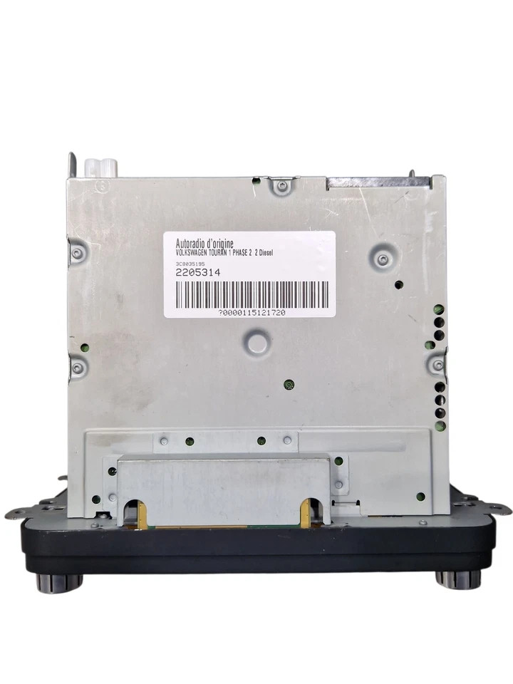 RADIO ORIGINAL ORIGINAL VW Touran (1T1/T2) MPV 2.0 TDI 16V 140 (BKD) 3C8035195 - Bild 4 von 4