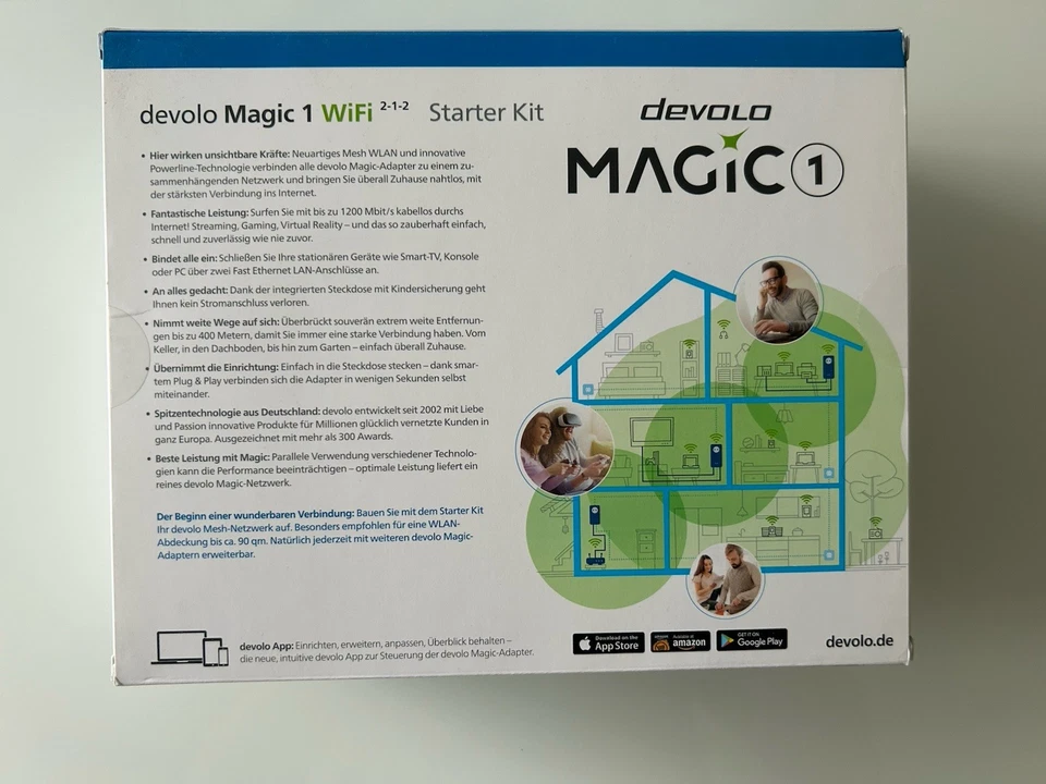 devolo Magic 1 WiFi Starter Kit PowerLine MT 3129 und MT 3133 neuwertig - Bild 4 von 4