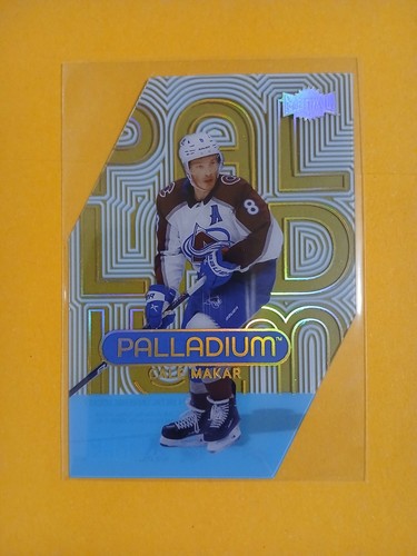 2023 NHL Metal Universe Cale Makar Spectrum Die-Cut Parallel Insert #d 14/25