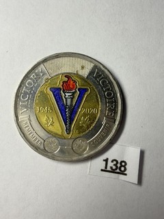 Kanada 2 Dollar 2020 – Victory 1945–2020 – 75 Jahre – Farbmünze