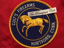 TWO COLT 3.5  CLOTH  PATCH NEW CONDITION