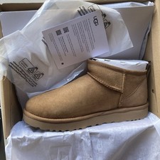 New UGG Classic Ultra Mini 1116109 Women's Fashion Boots Chestnut US SIZE 7