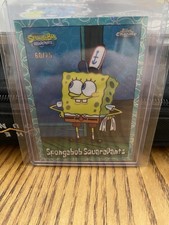 2025 Topps Chrome SpongeBob SquarePants #25 Flower Cloud Refractor #60/75 Rookie