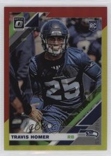 2019 Panini Donruss Optic Rookies Red & Yellow Prizm Travis Homer #148 1u6