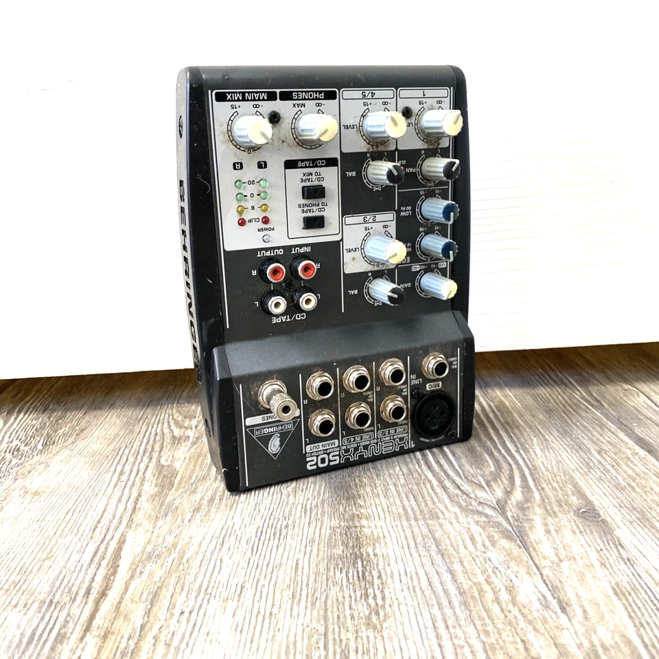 Behringer XENYX 502 Premium 5 Input 2 Bus Mixer (No Power Supply) un Tested - Image 2 of 4