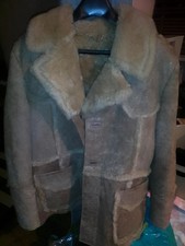 Vintage Ardney Shearling Sheepskin Coat Jacke...