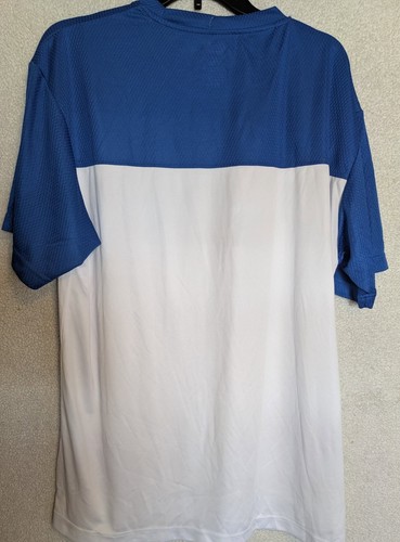 Pro-Ad Sports-NWT FINDLAY TROJANS blue/white short sleeve Tee womans sz XL - Picture 3 of 4