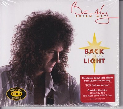 BRIAN MAY Back to the Light *SEALED* Deluxe Edition Remastered 2CD w Hype Sticke