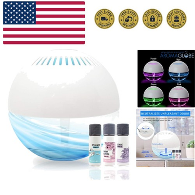 #ad Daiwa Felicity Aroma Globe Air amp; Room Revitalizer White Noise Aromatizer Ai... $74.37