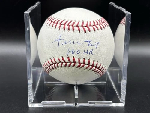 Willie Mays - SF Giants autographed baseball w/inscriptions - Mays Say Hey Holo