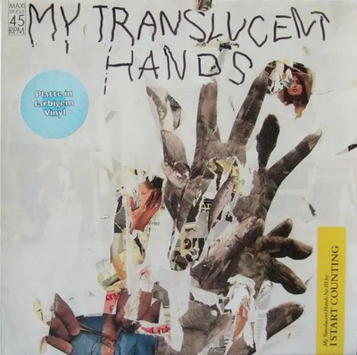 I Start Counting My Translucent Hands GREY MARBLED Vinyl Single 12inch Mute