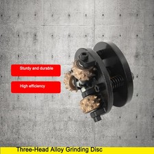 Three-Head Alloy Grinding Disc Concrete Wall Roller Plate Chiseling Hammer Head