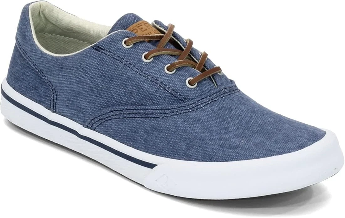 Sperry Men Striper II CVO Salt Washed Sneaker, STS16797, Navy, 11M, NIB