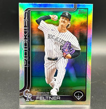 2025 Topps Series 2 #444 RYAN FELTNER - Rainbow Foilboard Colorado Rockies