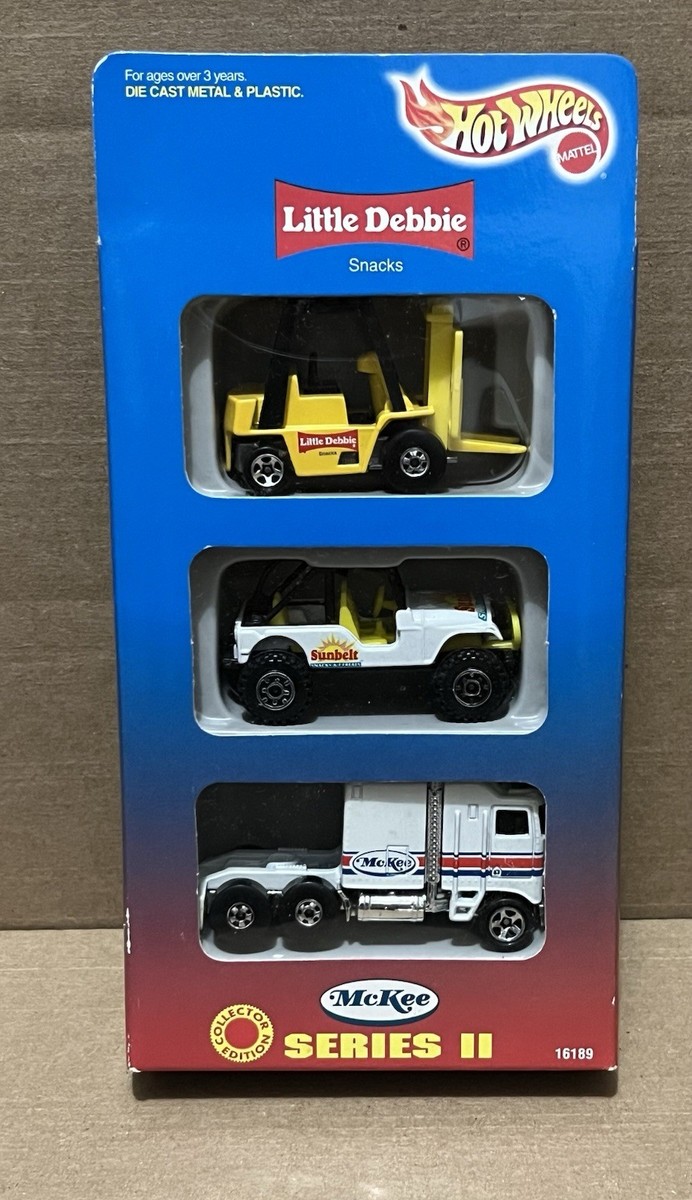 Hot Wheels Little Debbie Snacks 3台パック Lot Of 2 - Hot Wheels 1994 Little Debbie Snacks Special
