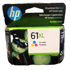 Genuine HP 61XL Tri-Color Ink Cartridge CH564WN - NEW - EXP: 03/2024 - FAST SHIP