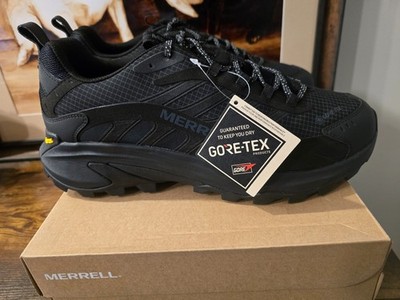 Merrell Moab Speed 2 GoreTex J037513Z Black Hiking Shoes Sneakers Men's SZ 10