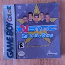 NSYNC Get To The Show Nintendo Gameboy Color New Sealed - Box Damage