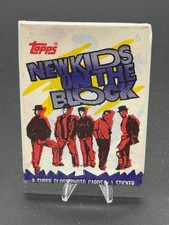 Topps New Kids on the Block 1989 Sealed Trading Card Pack 8 Cards 1 Sticker