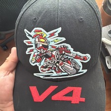 NWT Supreme Ducati 6 Panel Hat Black OS SS24 ...