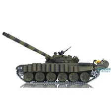 Henglong RC Tank T72 1/16 Scale 7.0 Metal Battle Electric Tank Tracked Vehicle
