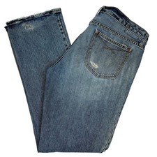 Gap Boy Cut Jeans Vintage 90s Distressed Light Wash Straight Leg
