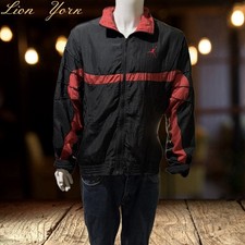 Nike Air Jordan Men  s Jumpman Flight Suit Jacket VTG 80  s Nylon Track SZ XL