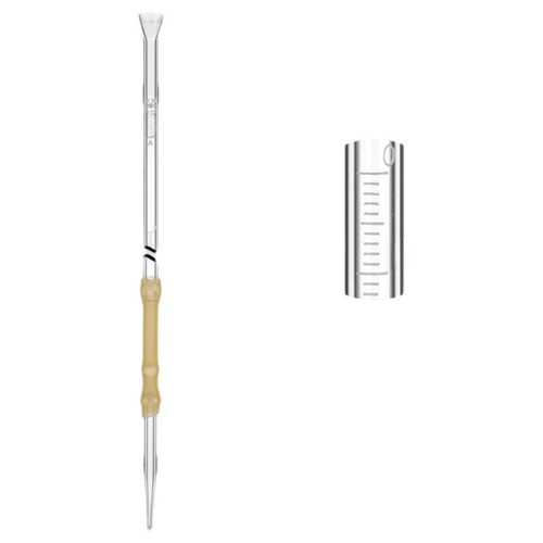 Precision 10ml-100ml Acid Alkali Burette with PTFE Piston Stopcock Glassware - Picture 6 of 19
